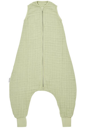 pre-washed hydrofiele zomer slaapoverall jumper soft olive
