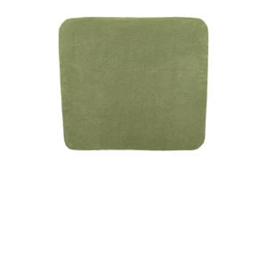 badstof aankleedkussenhoes olive green