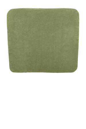 badstof aankleedkussenhoes olive green