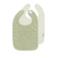 Meyco slab Popcorn - natural/soft olive (set van 2)