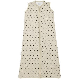 zomer slaapzak Sweet Heart soft sand/black