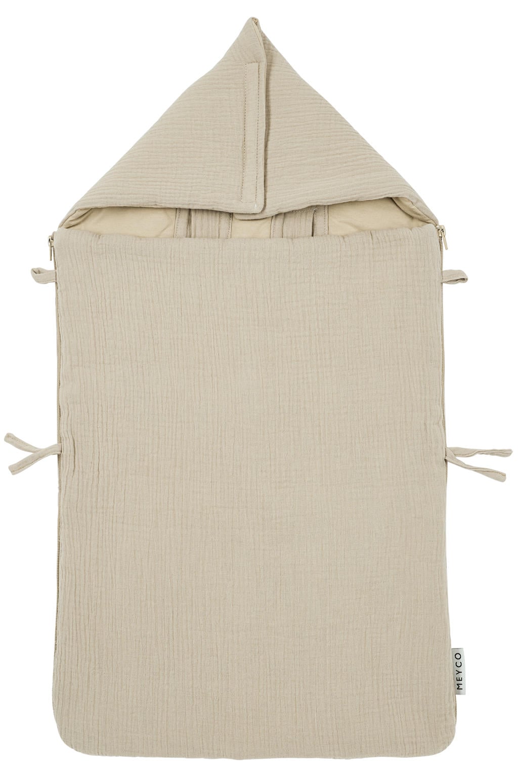 Meyco pre-washed hydrofiel voetenzak sand