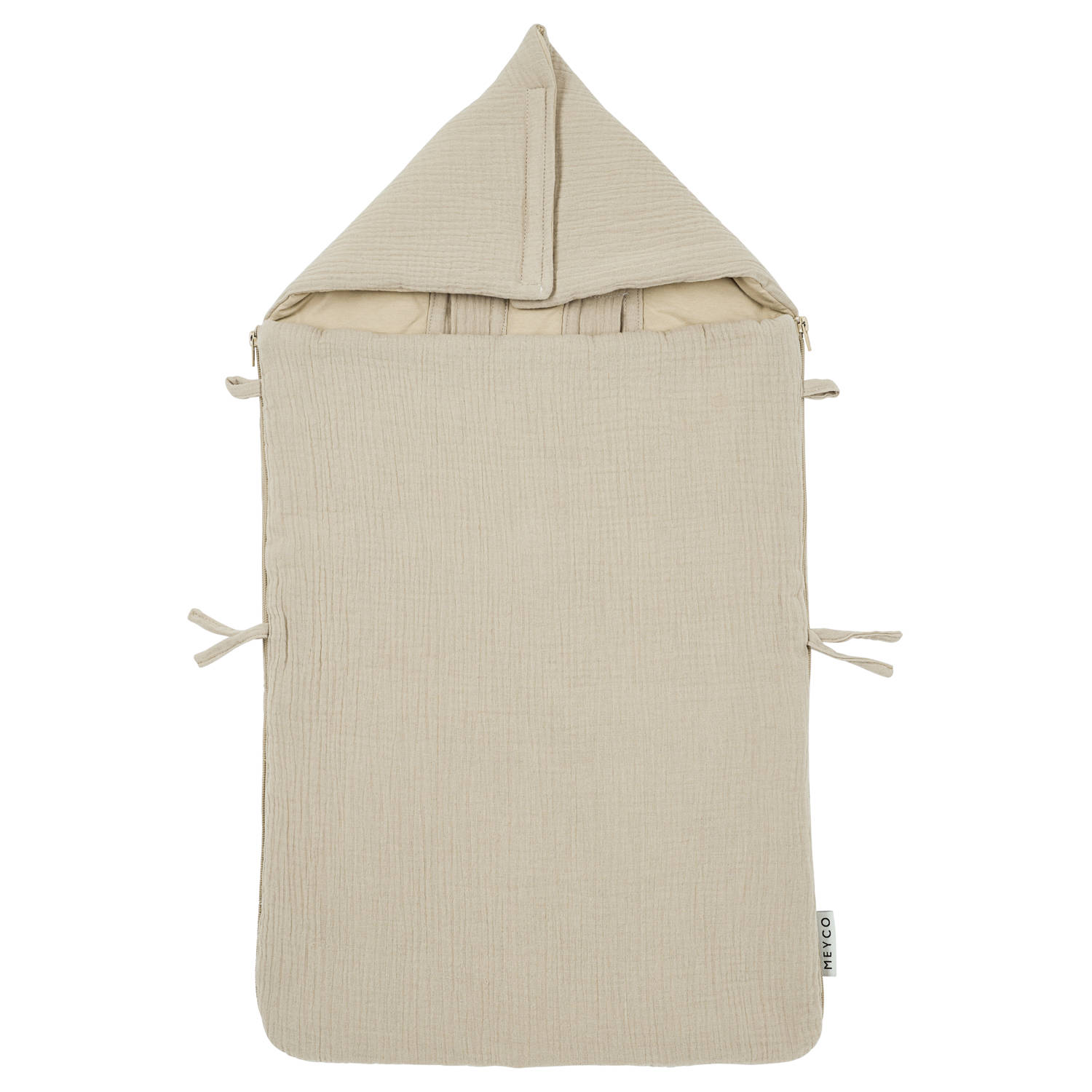 Meyco pre-washed hydrofiel voetenzak sand