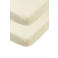 Meyco jersey hoeslaken juniorbed - nature (set van 2)