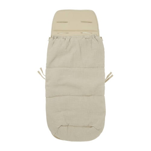 Meyco pre-washed hydrofiel buggy voetenzak en inlegger sand afbeelding