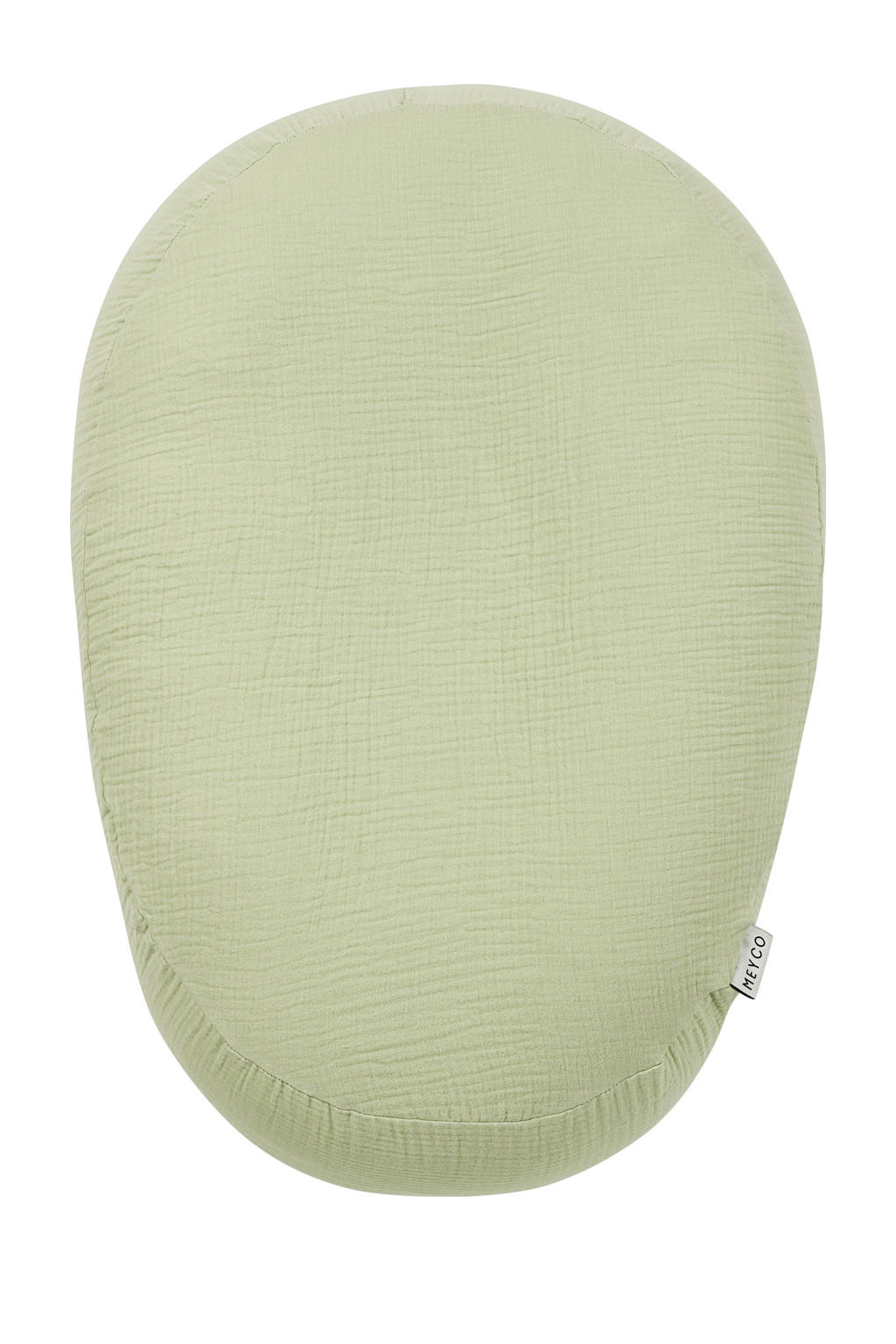 Meyco pre-washed hydrofiele relaxhoes voor voedingskussen soft olive