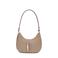 Furla leren schoudertas Goccia S taupe