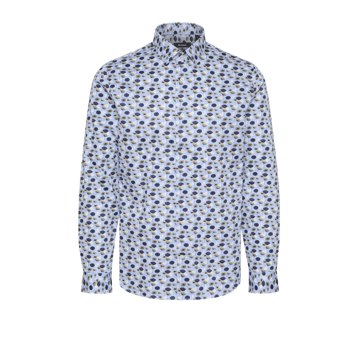 Matinique casual overhemd blauw