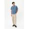 Matinique regular fit overhemd MAklampo blauw