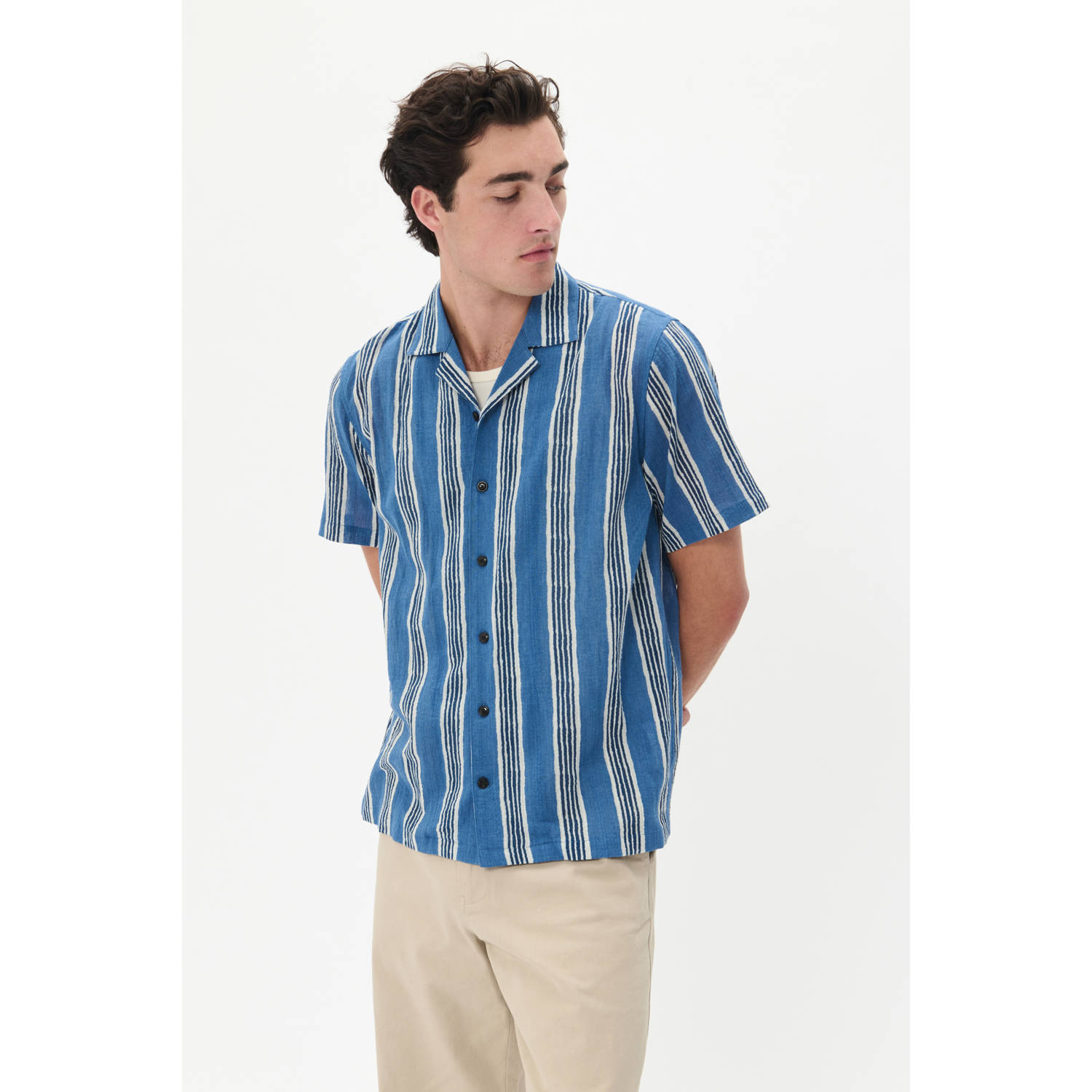 Matinique Regular fit vrijetijdsoverhemd met 1 2-mouwen model 'Klampo'