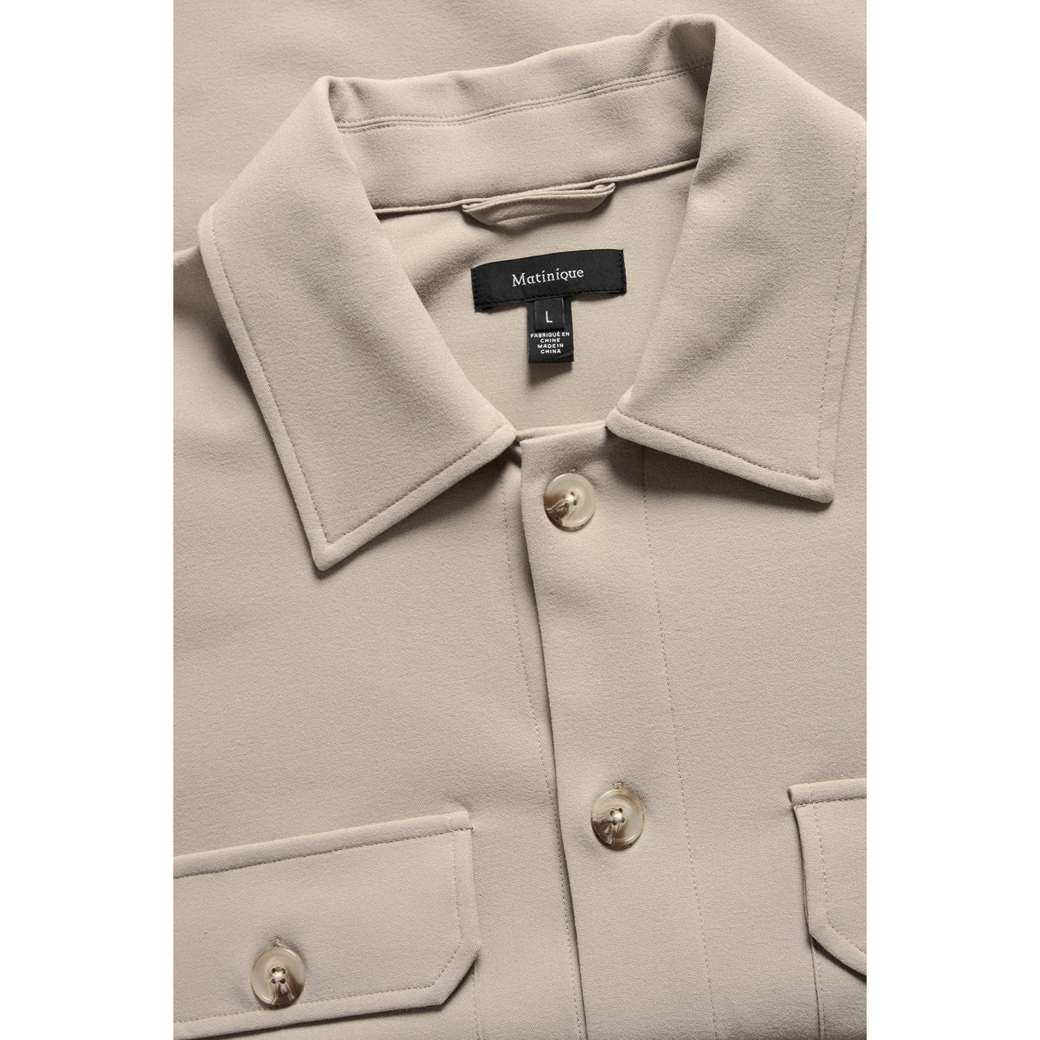 Matinique overshirt beige