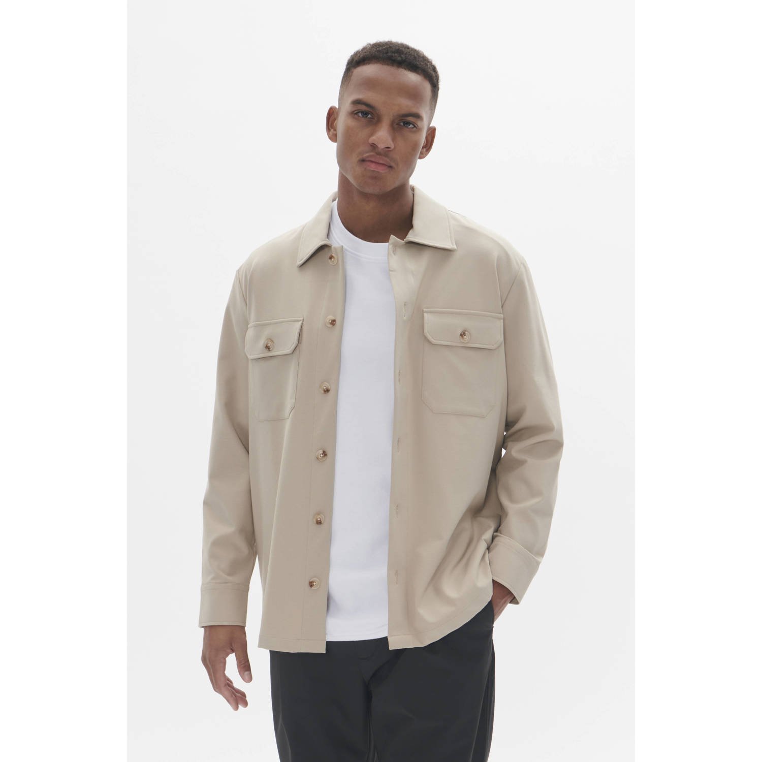 Matinique overshirt beige