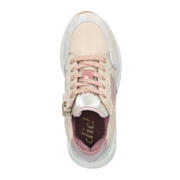thumbnail: Clic! chunky leren sneakers ecru/roze
