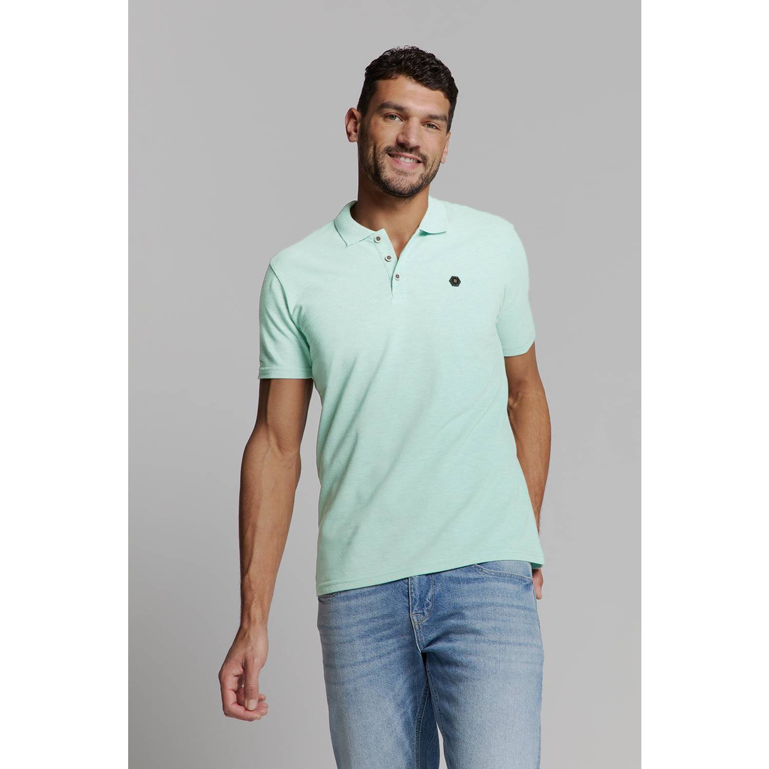 No Excess polo mintgroen