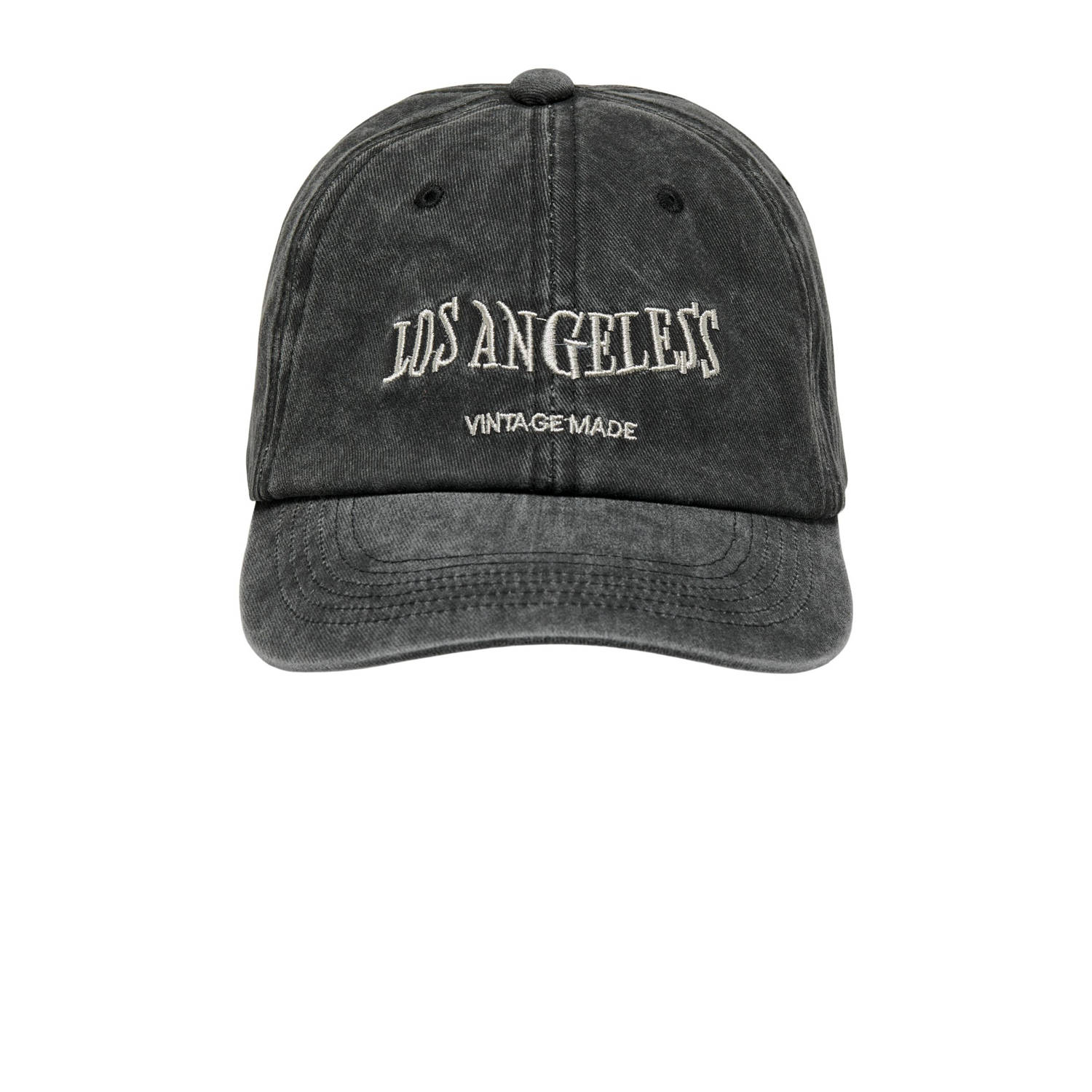 ONLY denim pet ONLMILLE donkergrijs