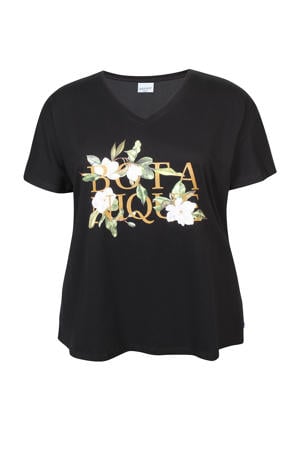 T-shirt zwart