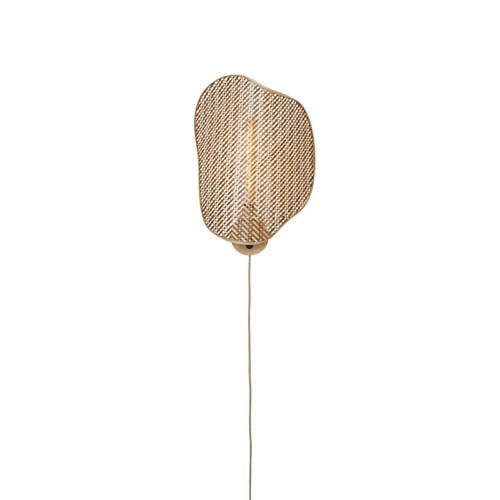 Good&Mojo wandlamp KINABALU (Ø40 cm) - Naturel/bruin