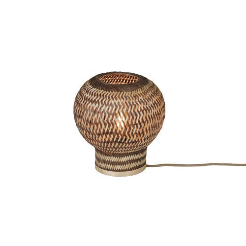 Good&Mojo tafellamp BARBADOS (Ø25 cm) - Naturel/bruin