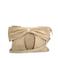 Manfield suede crossbody tas beige