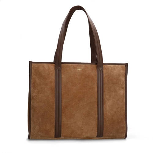 Manfield suede shopper bruin afbeelding