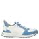 Ara leren sneakers wit/blauw