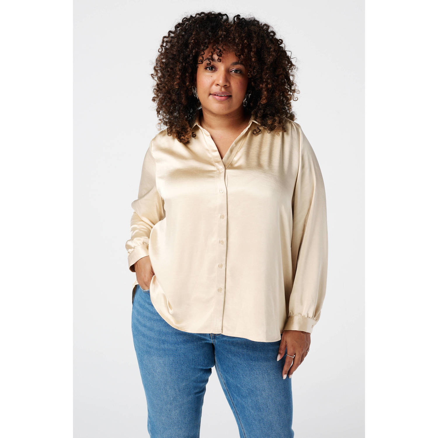 MS Mode blouse champagne