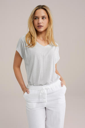 T-shirt ecru met lurex