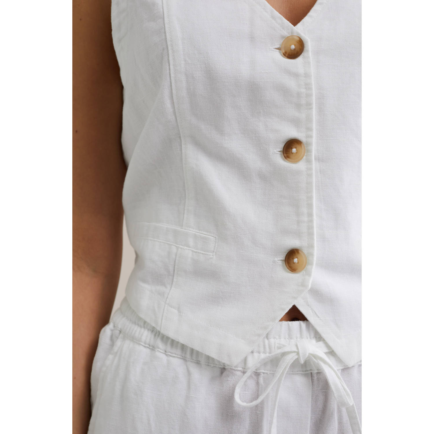 WE Fashion gilet wit