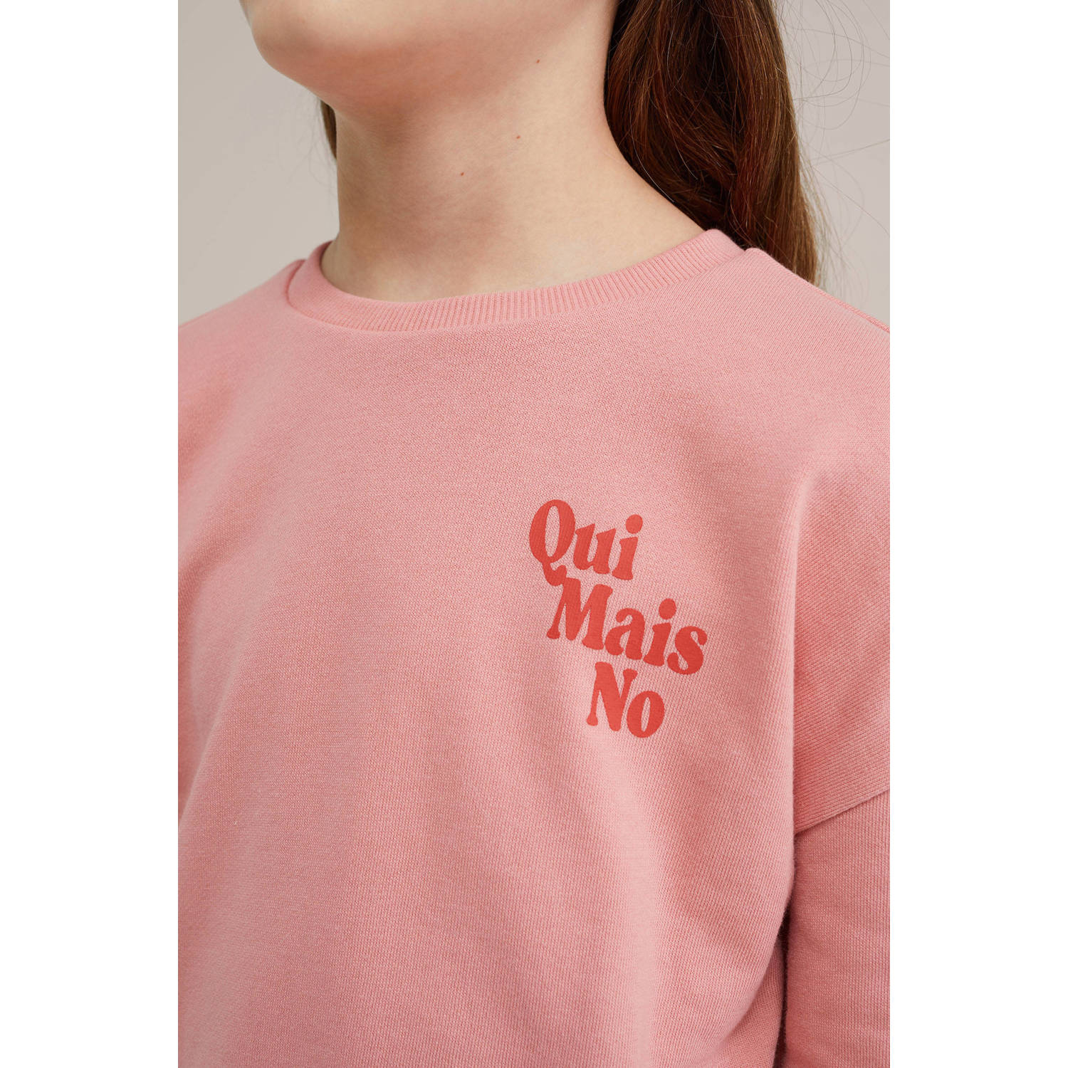 WE Fashion sweater roze