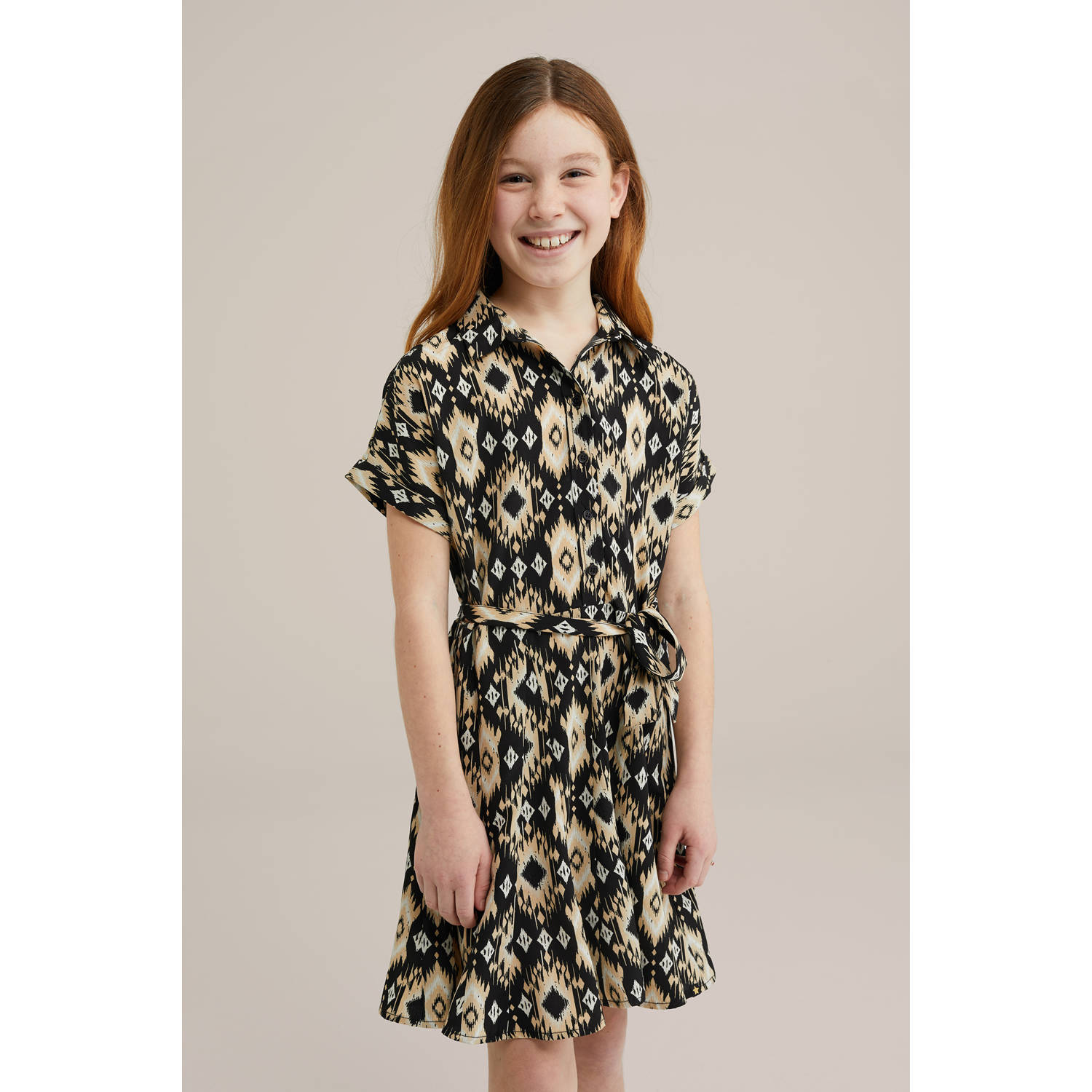 WE Fashion korte jurk zwart