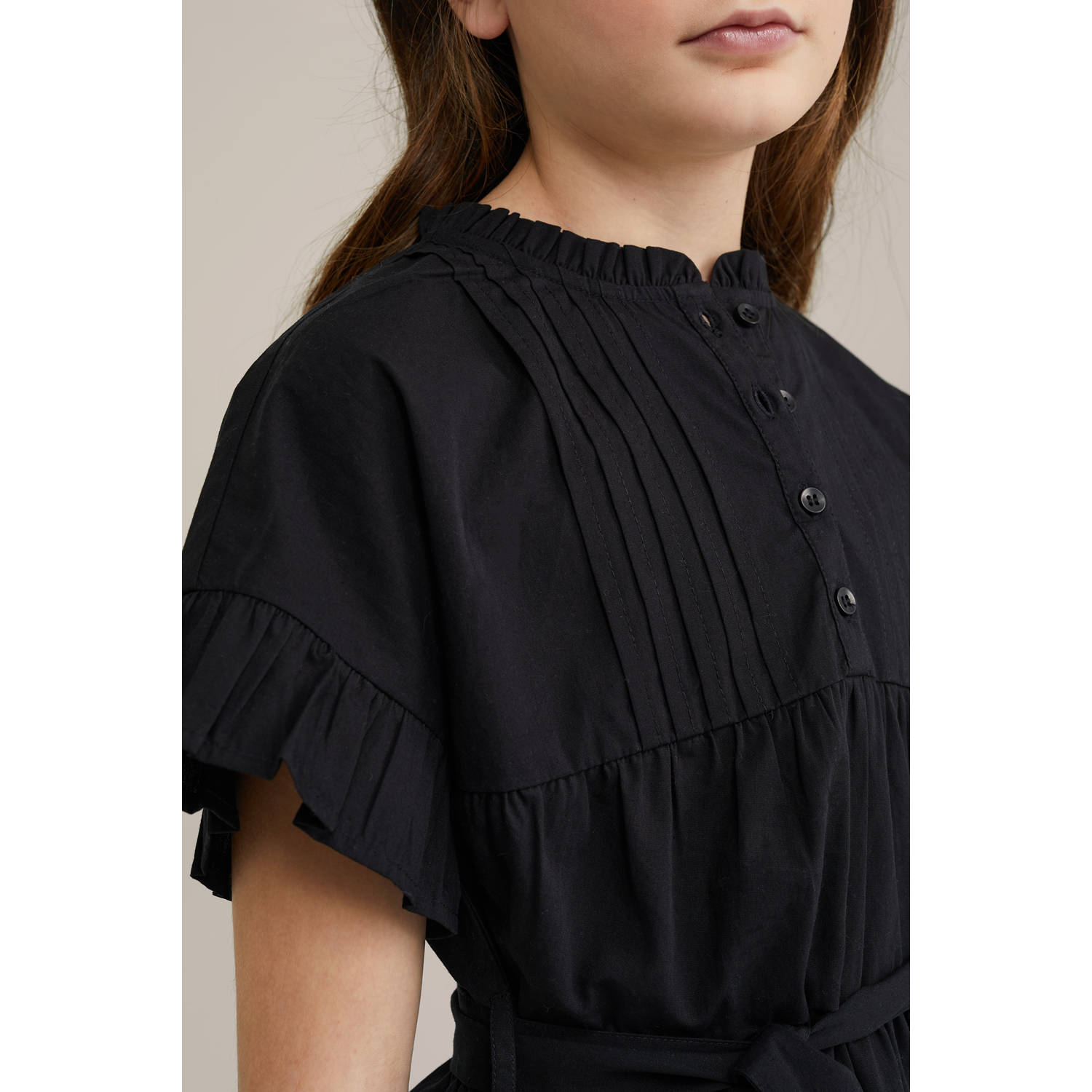 WE Fashion korte jurk zwart
