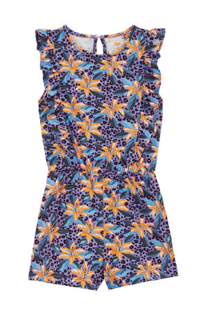 playsuit paars/oranje/blauw