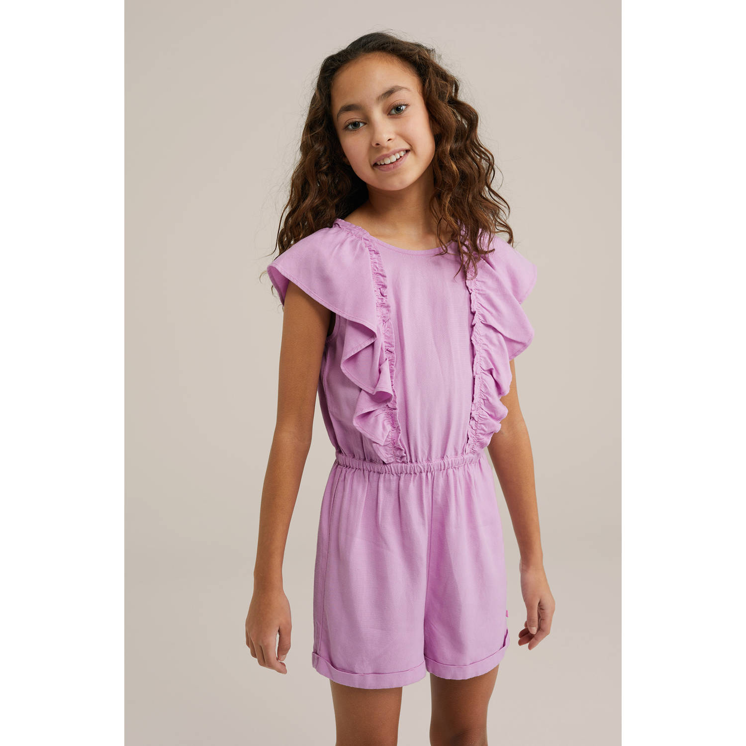 WE Fashion Playsuit lila