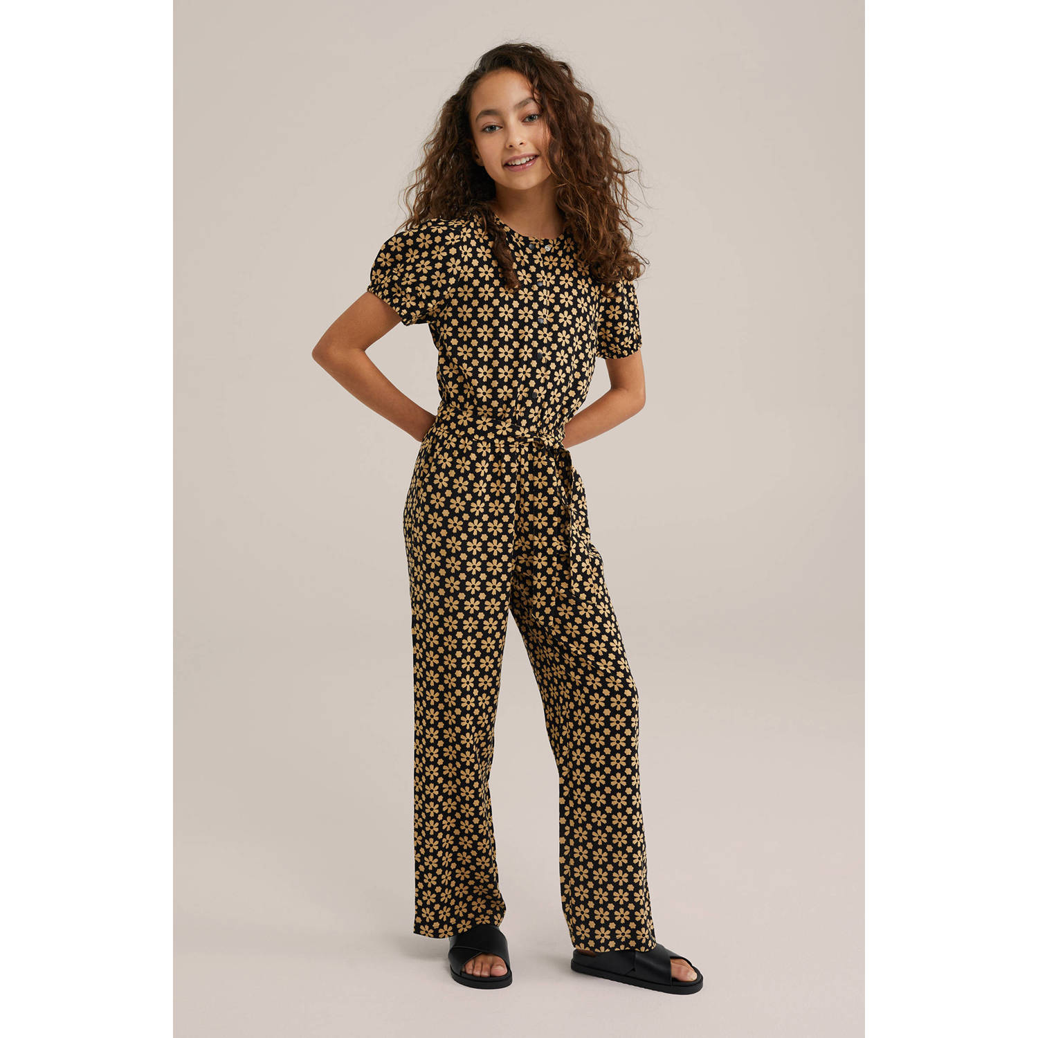 WE Fashion jumpsuit zwart