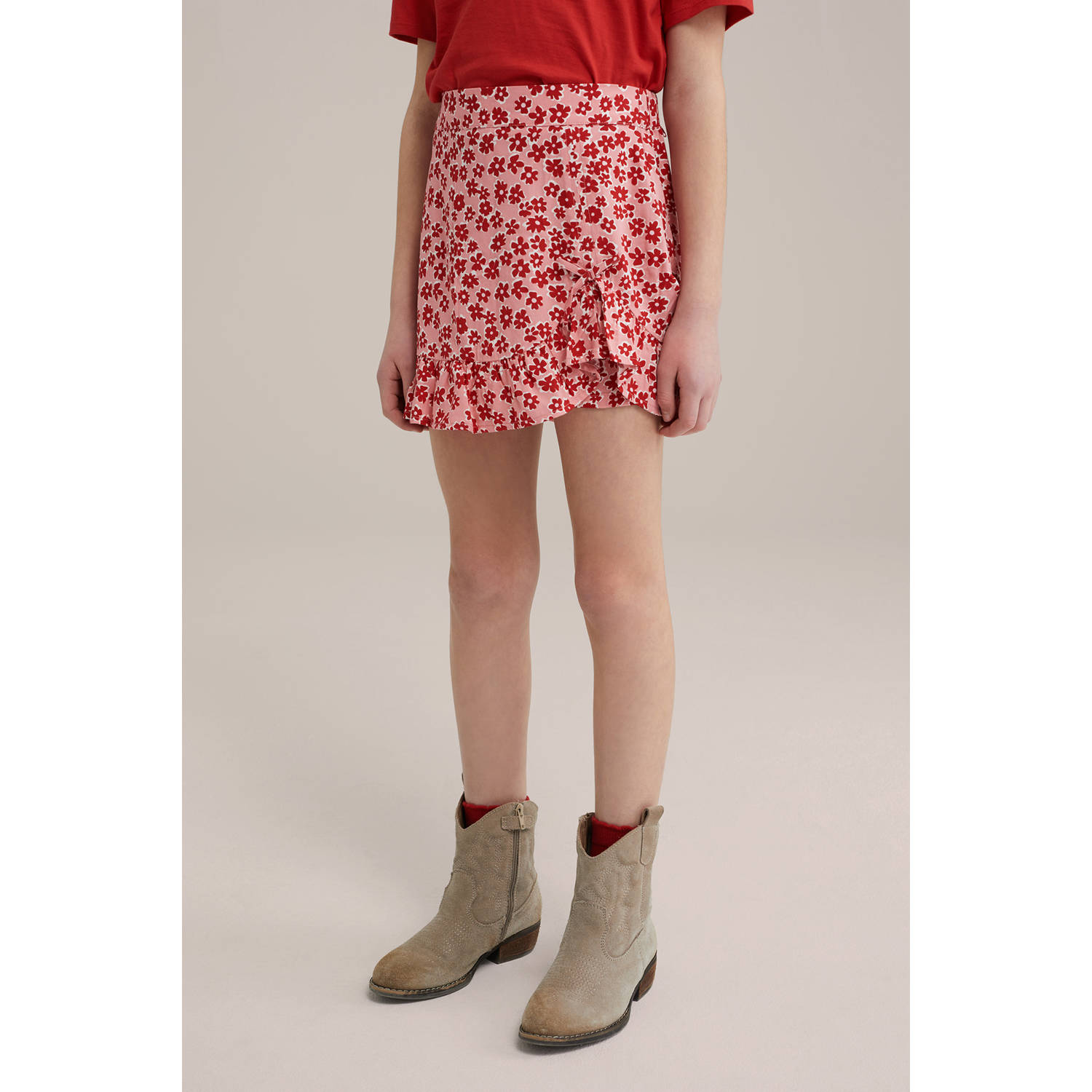 WE Fashion skort roze