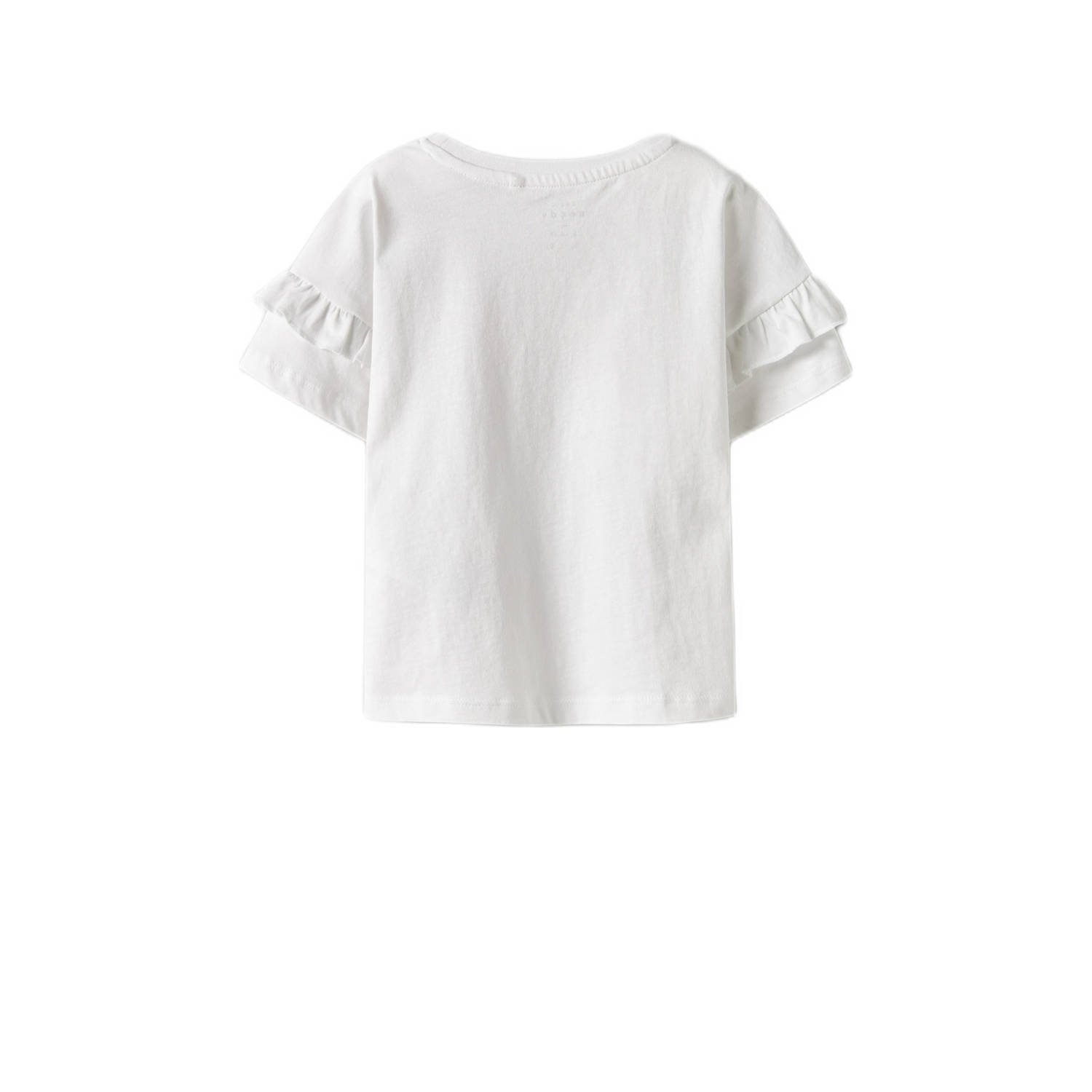 NAME IT MINI T-shirt NMFVILENA set van 2 blauw wit