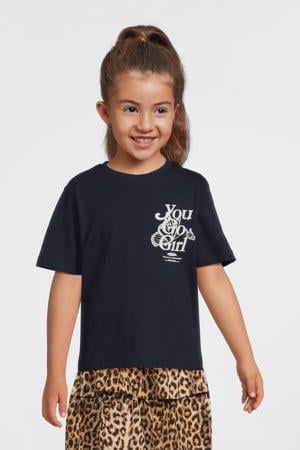 T-shirt donkerblauw
