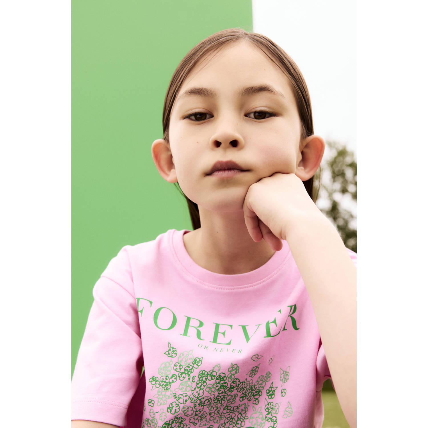 NAME IT KIDS T-shirt roze