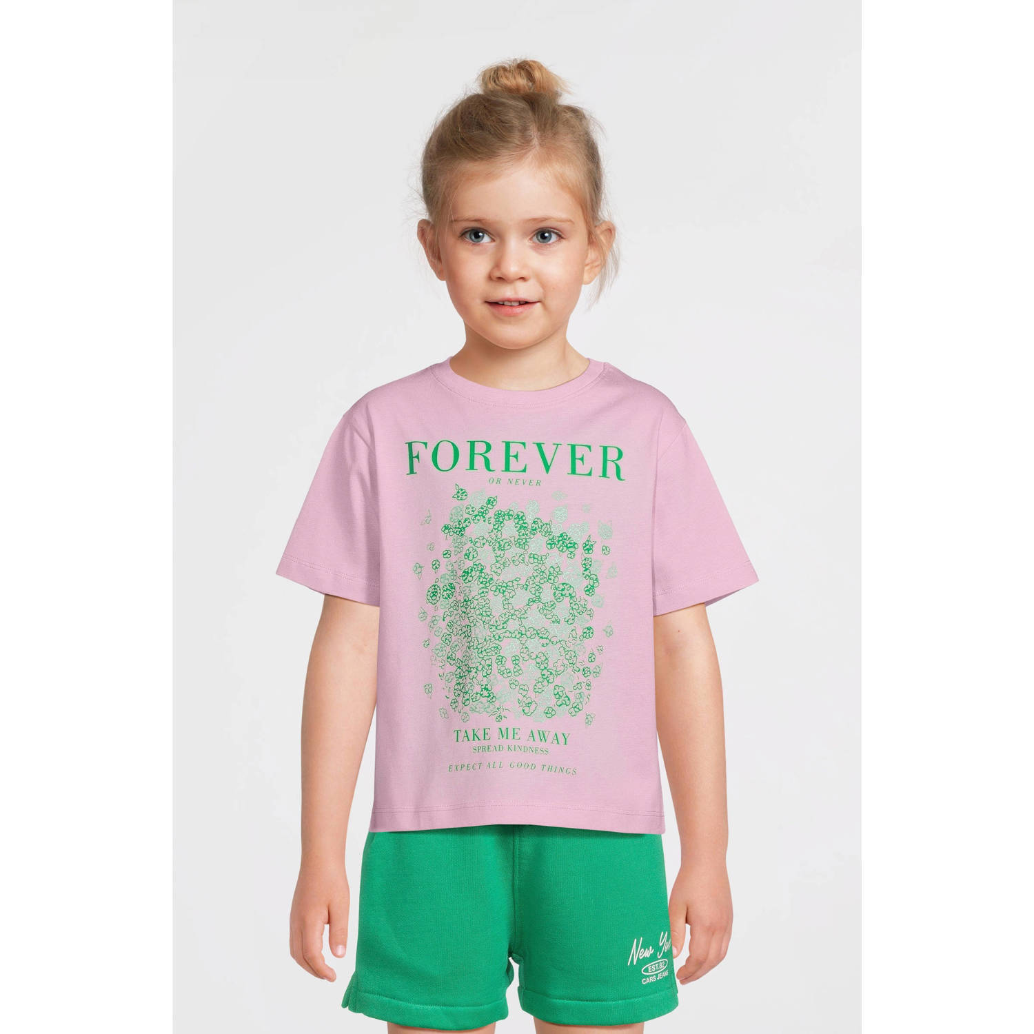 NAME IT KIDS T-shirt roze