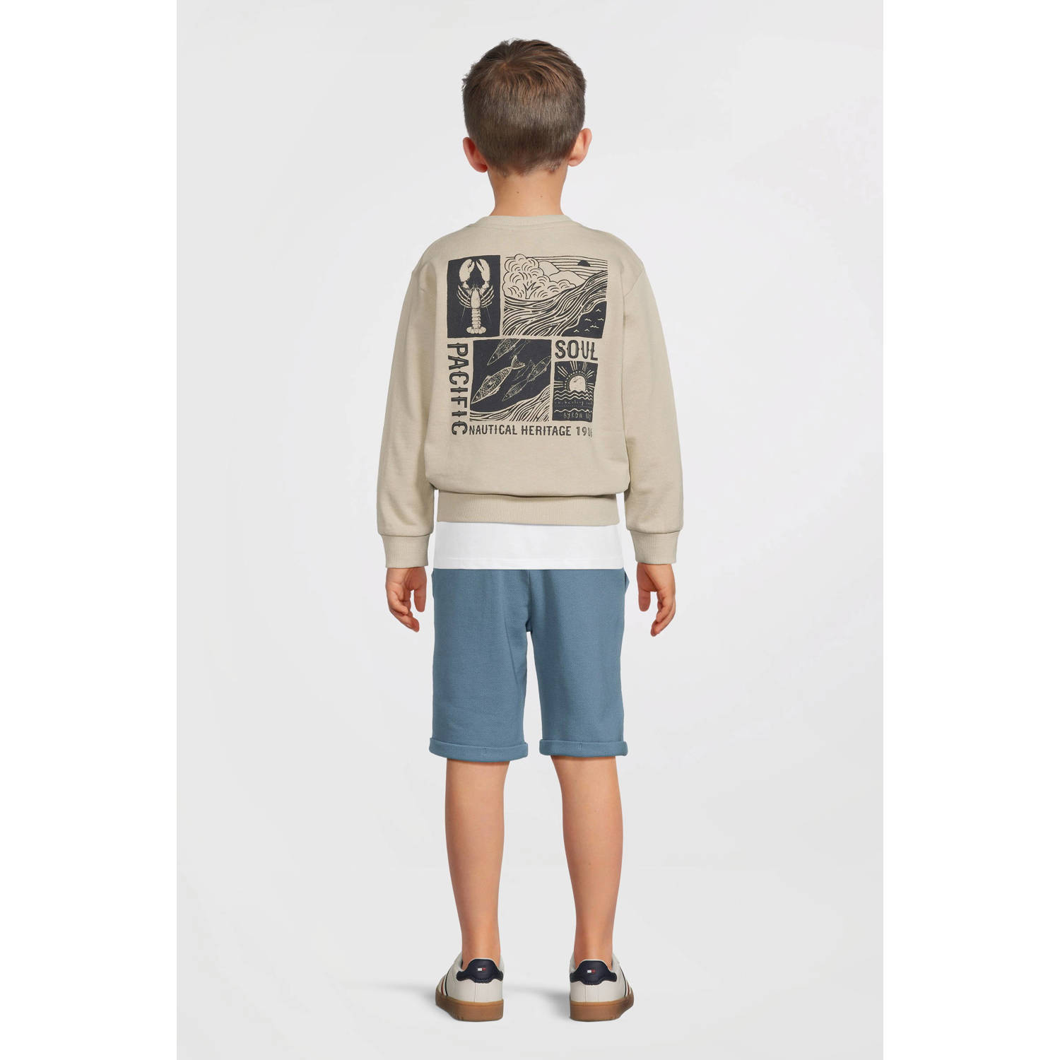 NAME IT KIDS sweatshort blauw