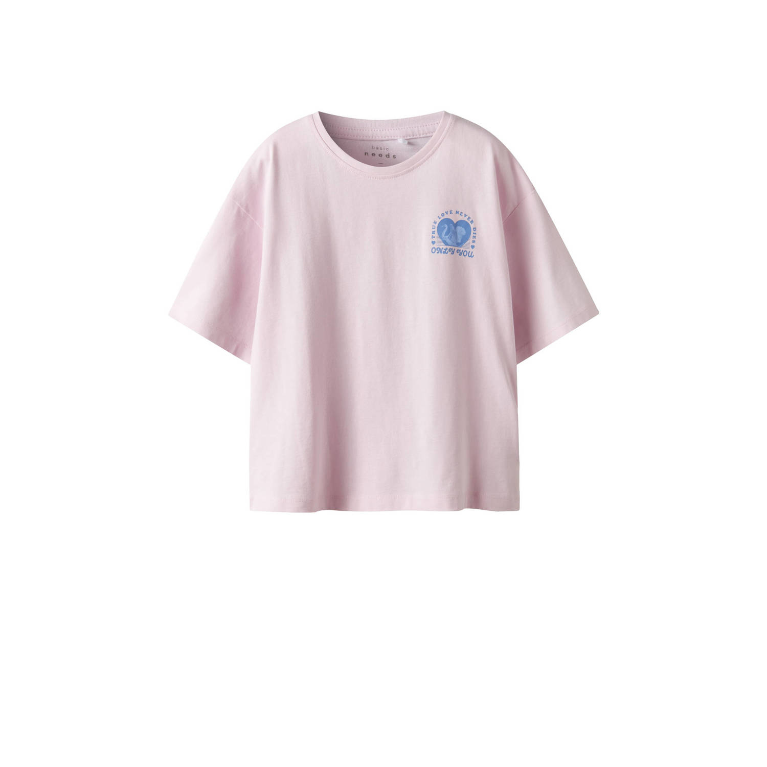 NAME IT KIDS T-shirt lichtroze