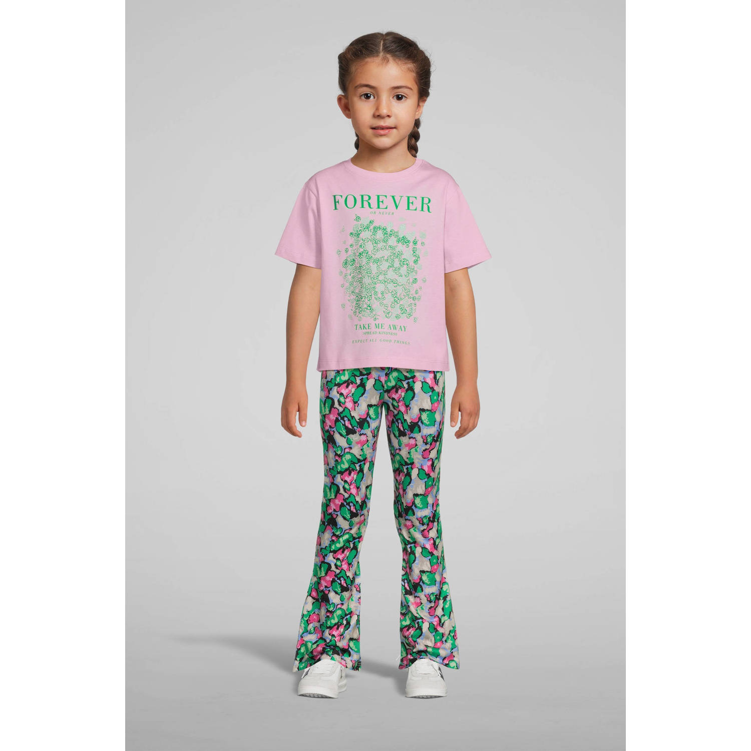 NAME IT KIDS flared legging donkerblauw