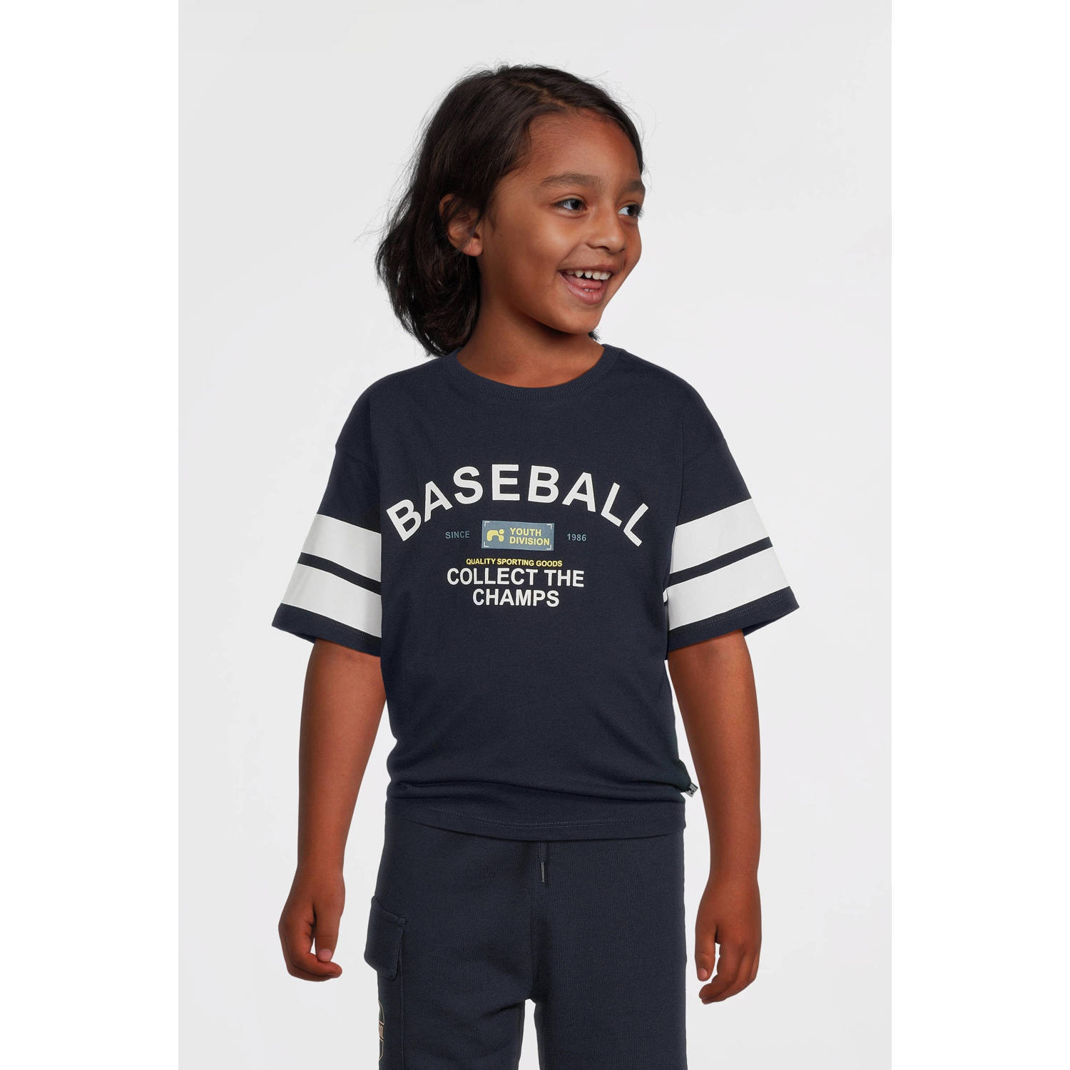 NAME IT KIDS T-shirt donkerblauw