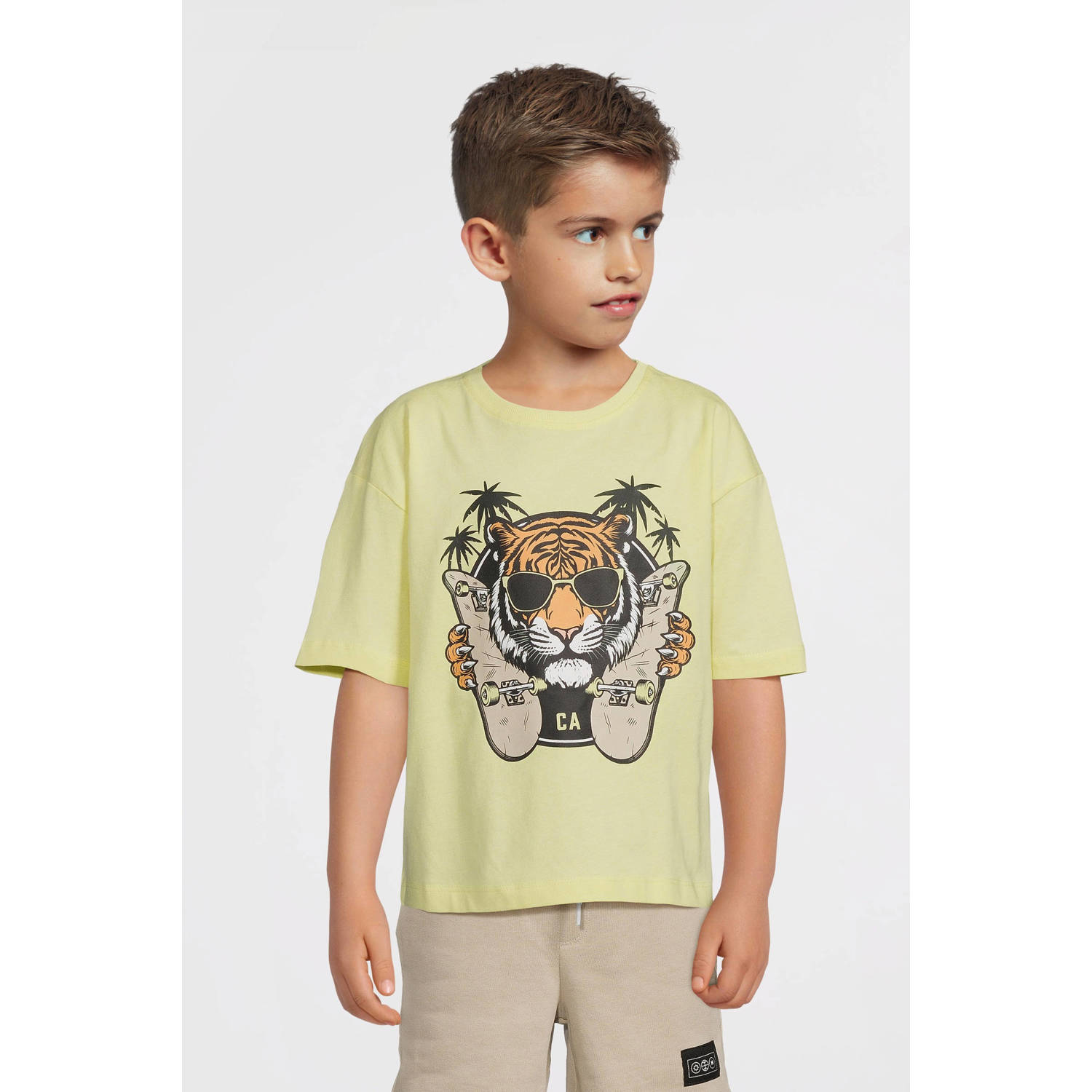NAME IT KIDS T-shirt geel
