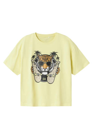 T-shirt geel
