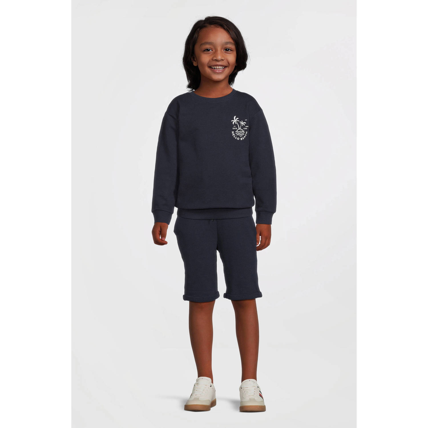 NAME IT KIDS sweater donkerblauw