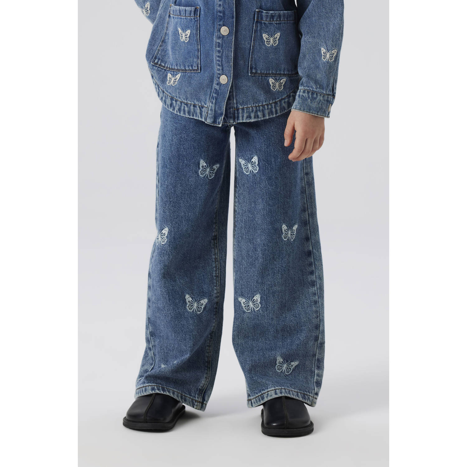 NAME IT KIDS wide leg regular waist jeans