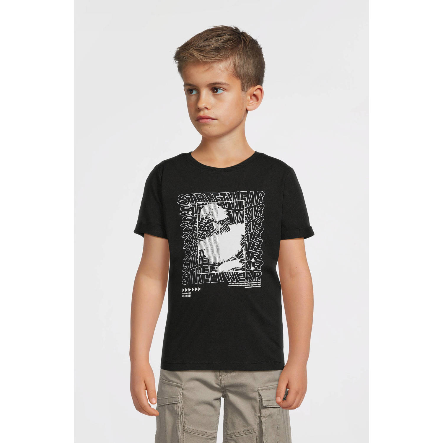 NAME IT KIDS T-shirt zwart