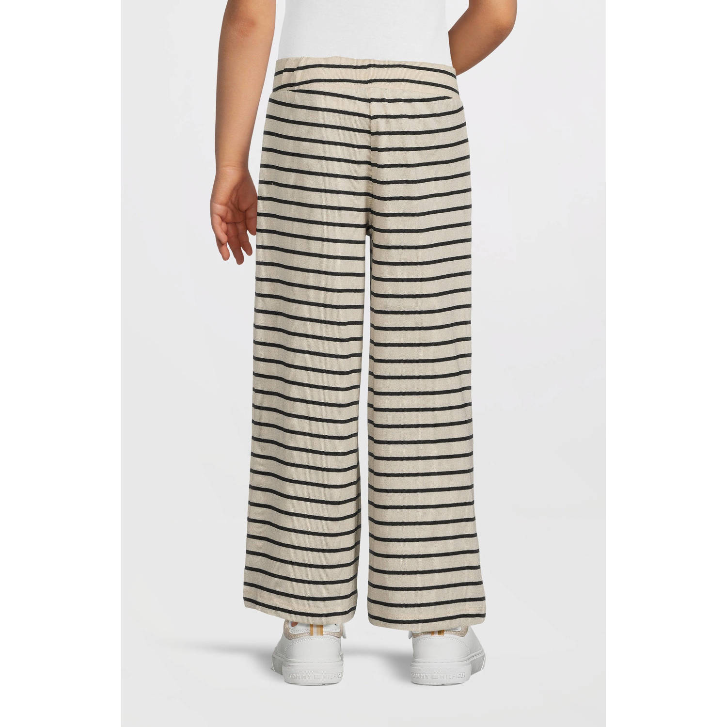 NAME IT KIDS wide leg casual broek zand