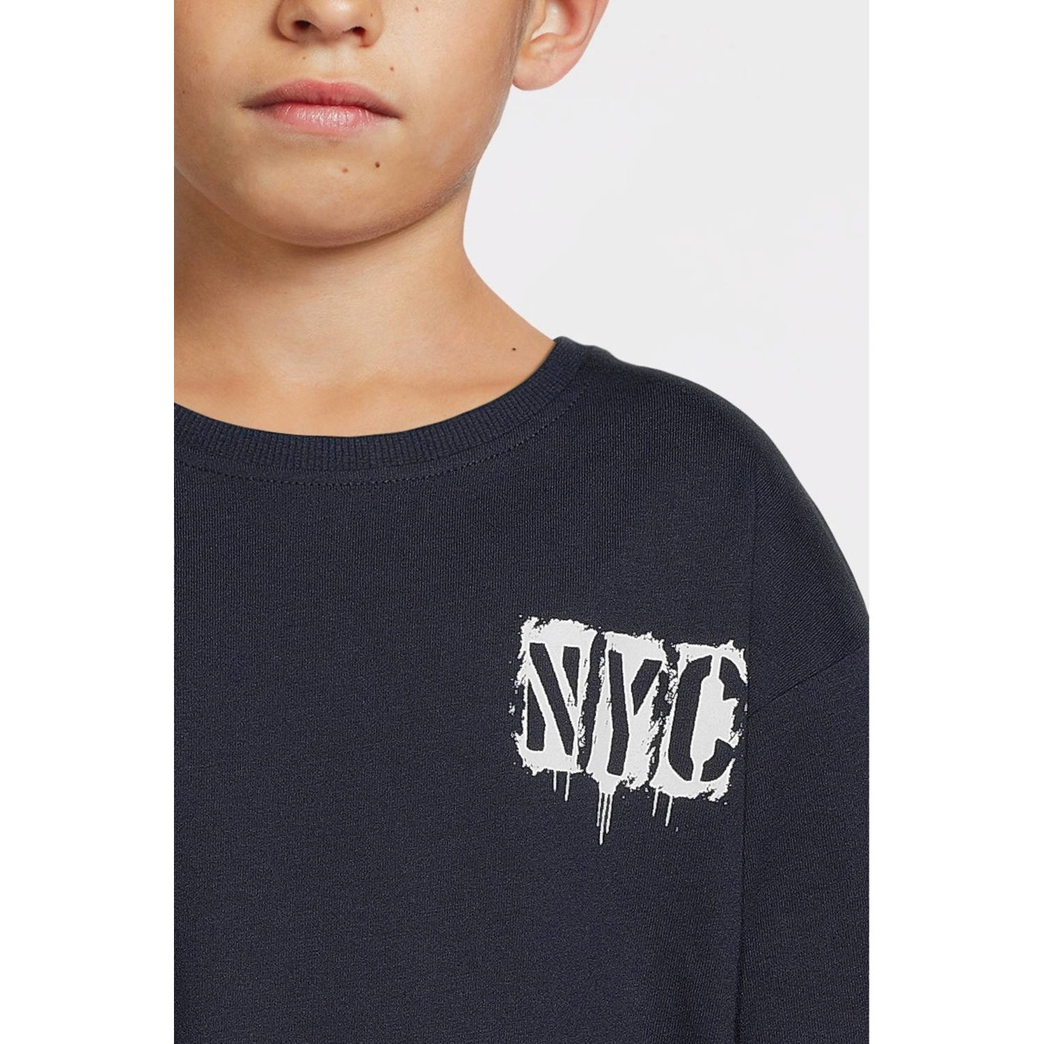 NAME IT KIDS T-shirt donkerblauw